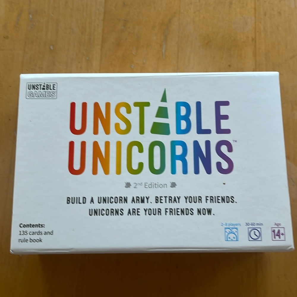 Unstable Unicorn Card Game